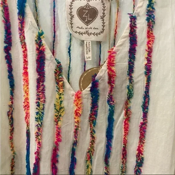 NWT Z&L Multi Color Swimsuit Coverup - Picture 3 of 4